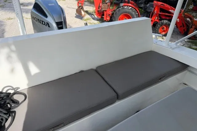 Slide: The Image of Bench seating on a 2022 Gospel Boat Florida Landing Craft 9m with Honda engine. - 8