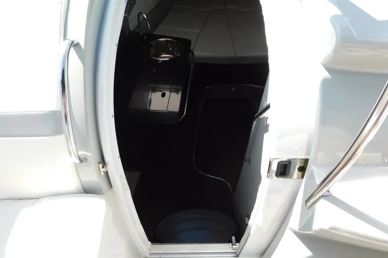 Slide: The Image of Interior view of 2012 Formula 350 Sun Sport boat cabin entrance. - 43