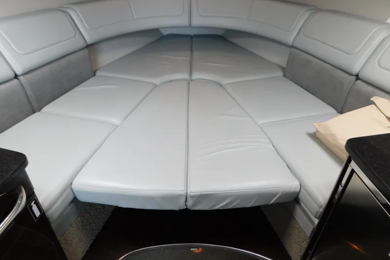 Slide: The Image of 2012 Formula 350 Sun Sport cabin interior with plush seating and modern design. - 47