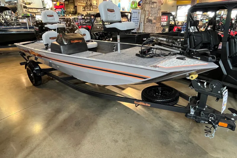 The Image of 2027 Tracker Bass Tracker Classic Limited boat on display in showroom. - 0