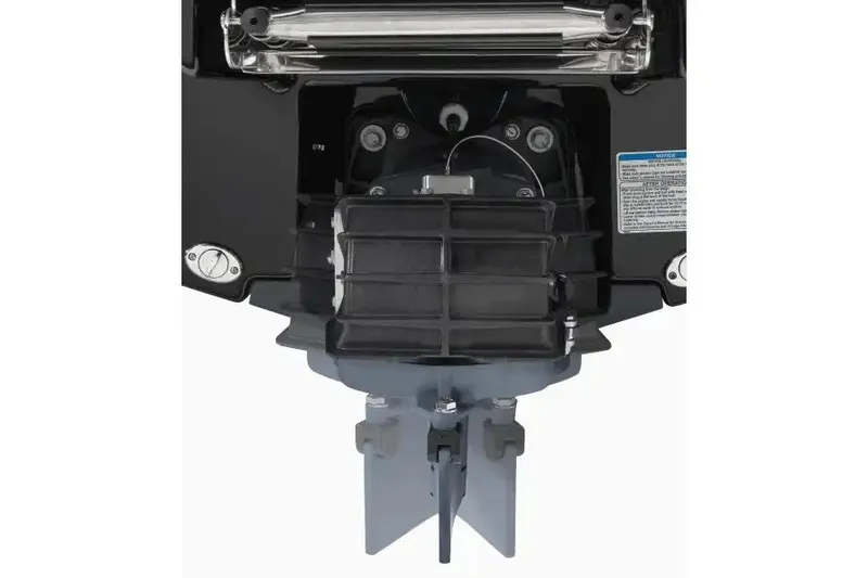 Slide: The Image of Manufacturer Provided Image: Close-up of 2027 Yamaha Boats AR205 engine component. - 4