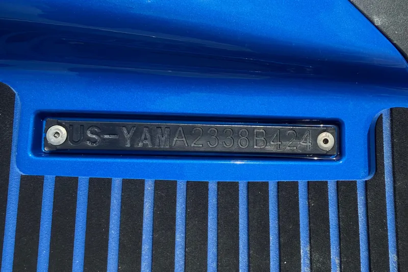 Slide: The Image of 2024 Yamaha WaveRunner FX Cruiser HO hull identification number plate. - 15