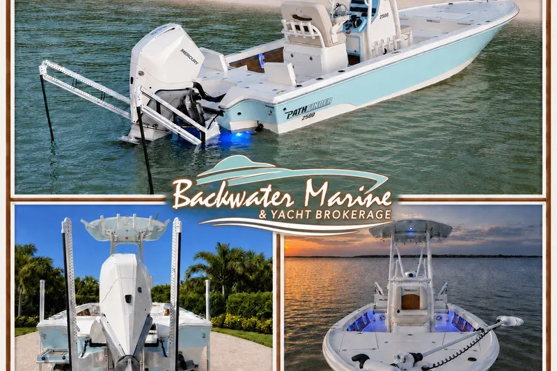 Slide: The Image of 2023 Pathfinder 2500 Hybrid boat showcased by Backwater Marine & Yacht Brokerage. - 16