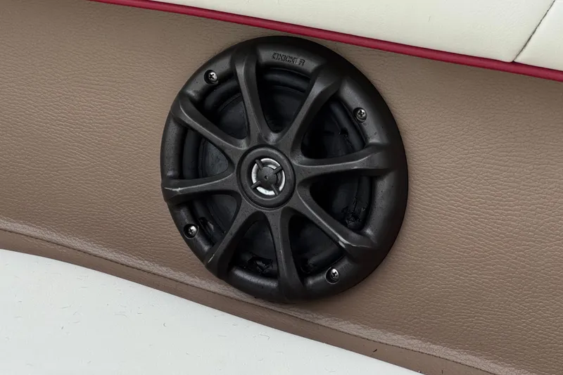 Slide: The Image of Speaker installed on 2012 Cobalt 262 WSS boat's interior panel. - 44