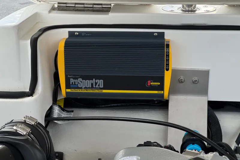 Slide: The Image of ProSport20 marine battery charger installed in 2012 Cobalt 262 WSS boat. - 30