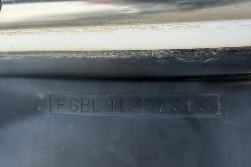 Slide: The Image of Hull identification number on a 2003 Chaparral 183 SS boat. - 66