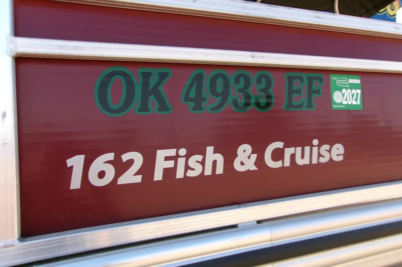 Slide: The Image of 2017 Lowe Ultra 162 Fish & Cruise boat registration details. - 11
