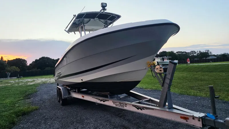 Slide: The Image of 2006 Hydra-Sports 2500 CC on a trailer, ready for the water. - 4