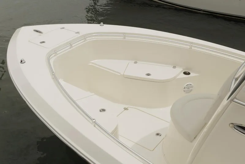Slide: The Image of Manufacturer Provided Image: 2016 Cobia 237 Center Console boat bow area with storage compartments. - 6