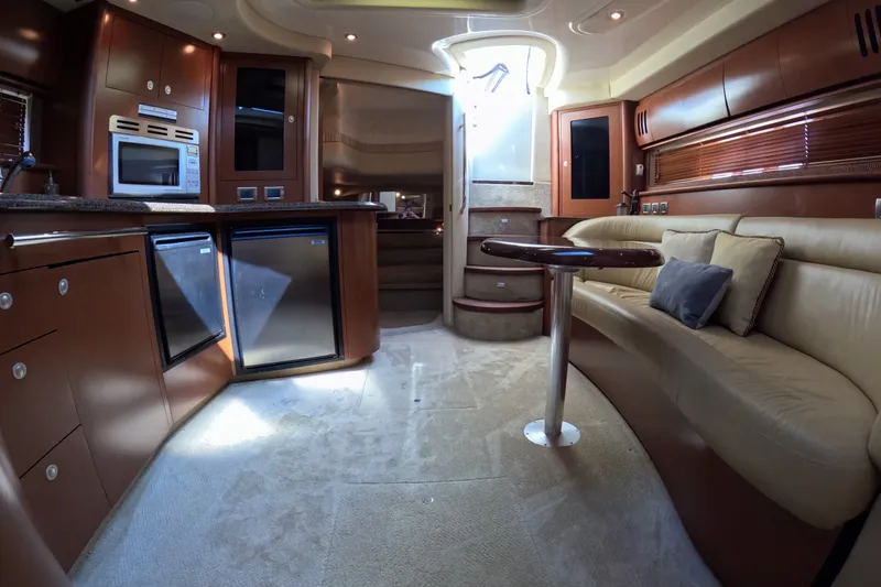 Slide: The Image of Luxurious interior of 2007 Sea Ray 44 Sundancer yacht with modern amenities. - 40