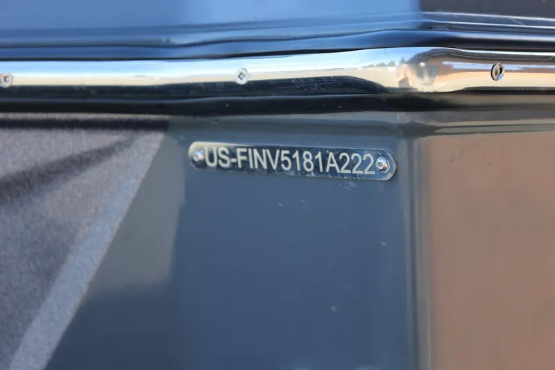 Slide: The Image of 2022 Supreme ZS252 boat hull identification number plate. - 9