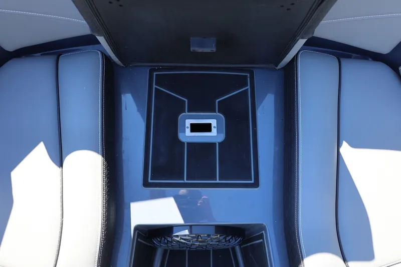 Slide: The Image of 2022 Supreme ZS252 boat interior with sleek seating and modern design. - 57