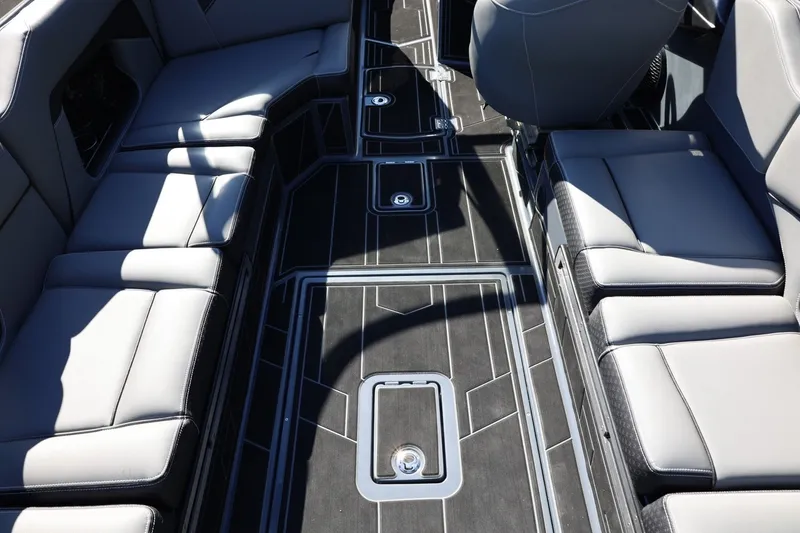 Slide: The Image of 2022 Supreme ZS252 boat interior with sleek seating and modern design. - 40