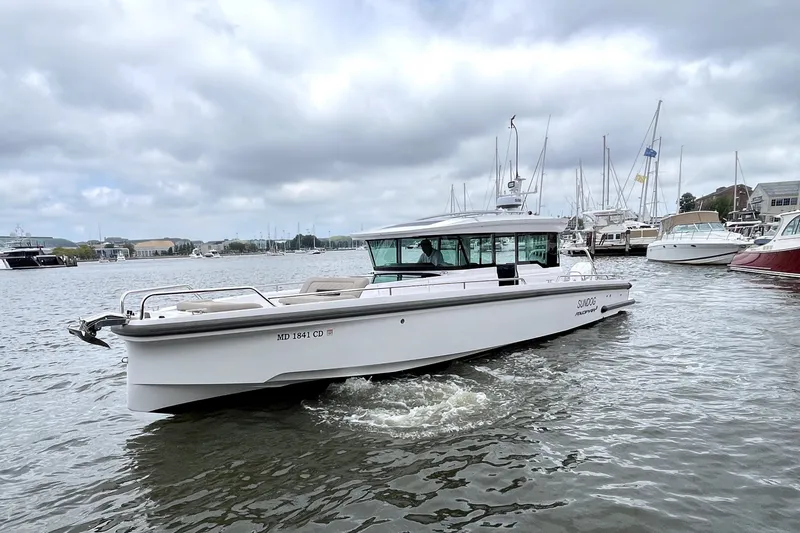 Slide: The Image of Axopar 37 XC Cross Cabin 2023 - 2