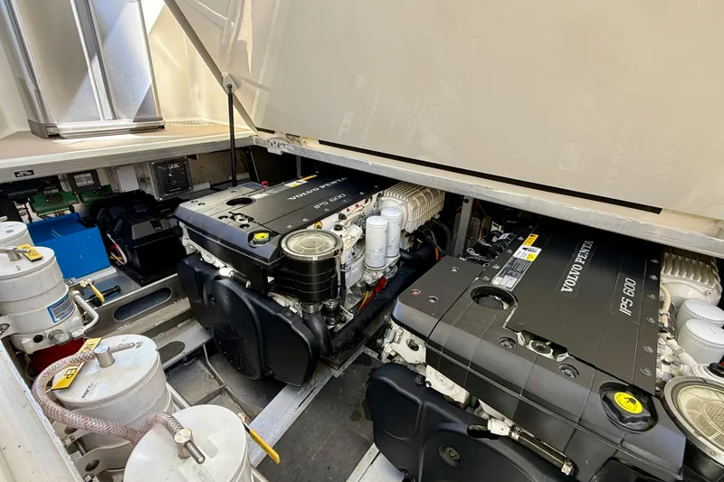 Slide: The Image of Engine room of 2015 Coastal Craft 45 with Volvo Penta IPS 600 engines. - 71