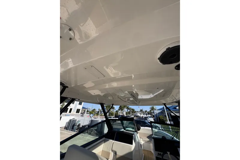 Slide: The Image of 2022 Boston Whaler 280 Vantage boat interior, showcasing sleek design and modern features. - 38