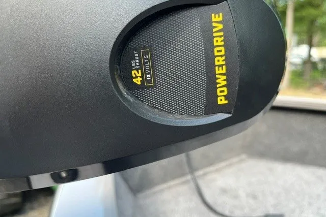Slide: The Image of PowerDrive motor on 2027 Tracker Super Guide V-16 SC, 42 lbs thrust, 12 volts. - 13