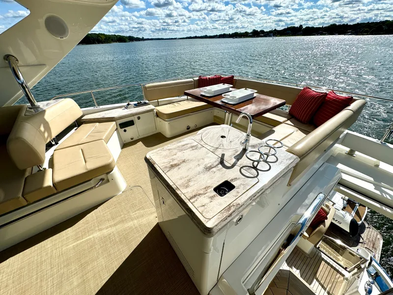Slide: The Image of FlyBridge Aft Area - 26