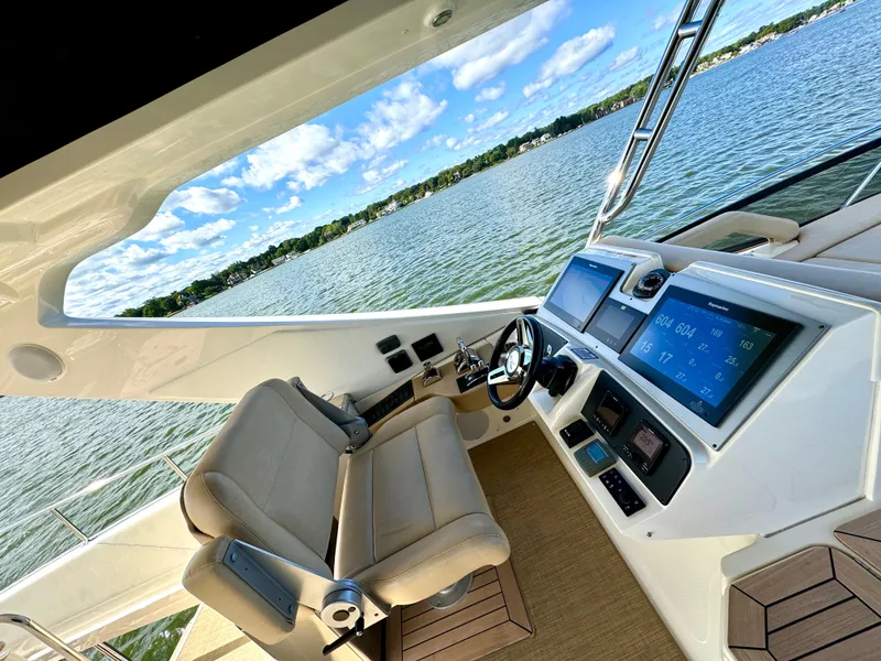 Slide: The Image of FlyBridge Stidd Dual Helm Seat - 21