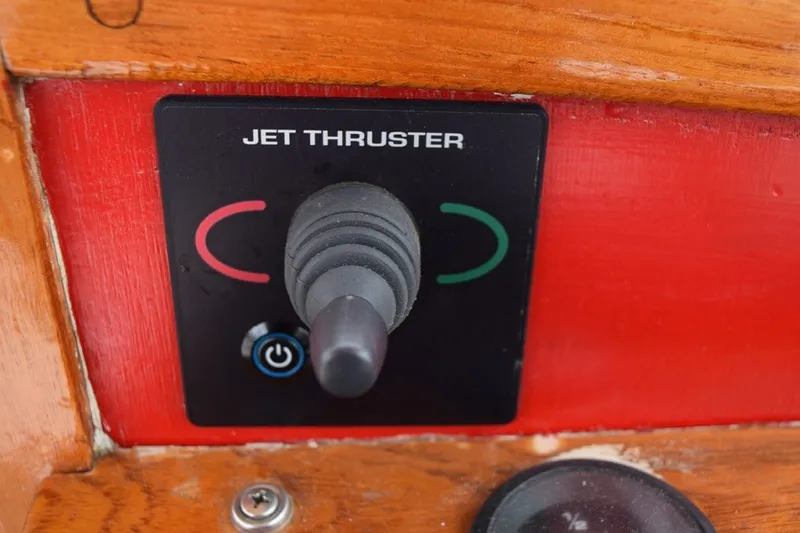 Slide: The Image of Jet thruster control panel on a 1974 Wasque 32 boat. - 20