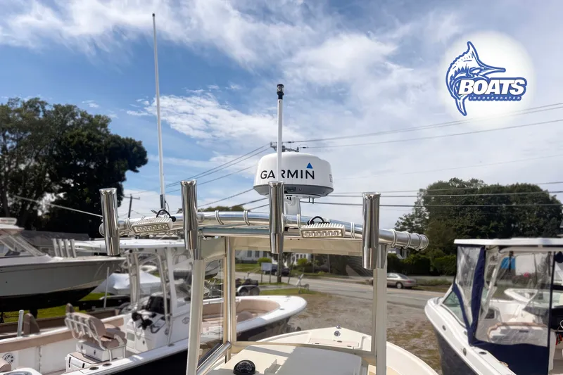 Slide: The Image of 2013 Parker 2300 Special Edition boat with Garmin radar, displayed at Boats Incorporated. - 8