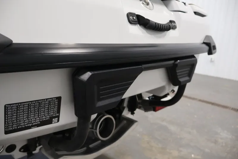 Slide: The Image of 2027 Yamaha WaveRunner Crosswave rear view, showcasing sleek design and durable components. - 10