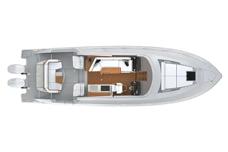 Slide: The Image of Luftansicht der Tiara Yachts 43 LE 2026, luxuriöses Layout. - 20