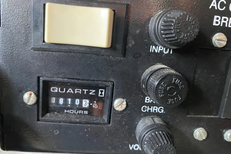 Slide: The Image of Control panel of a 2000 Formula 400 Super Sport with hour meter reading 8103. - 51