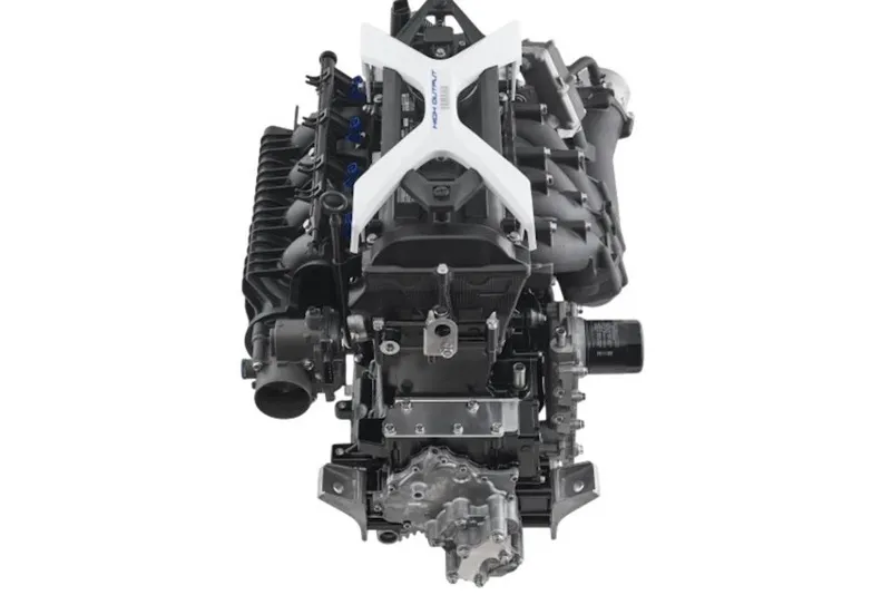 Slide: The Image of 2026 Yamaha Boats SX250 engine, showcasing advanced marine engineering and design. - 4