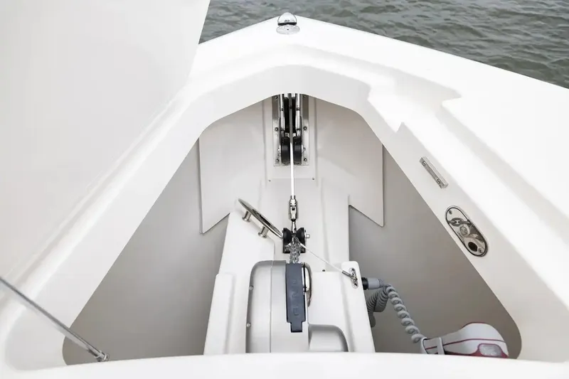 Slide: The Image of Manufacturer Provided Image: 2026 Tiara Yachts 39 LS anchor compartment with modern design and equipment. - 5