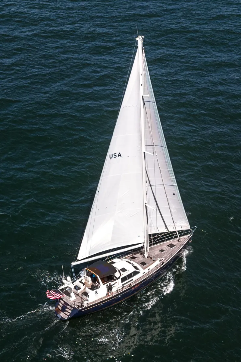 Slide: The Image of Philbrook's 69' Custom PH Sailing Sloop 1999 - 73