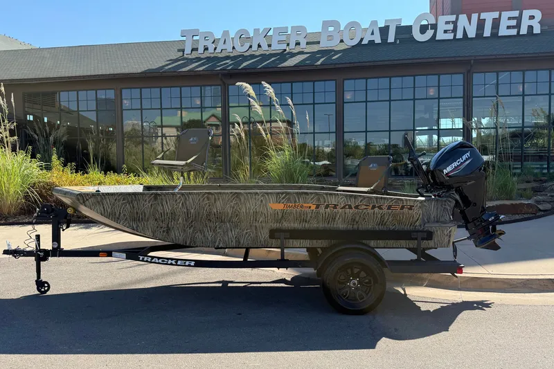 The Image of 2027 Tracker Grizzly 1553 Timber boat at Tracker Boat Center. - 0