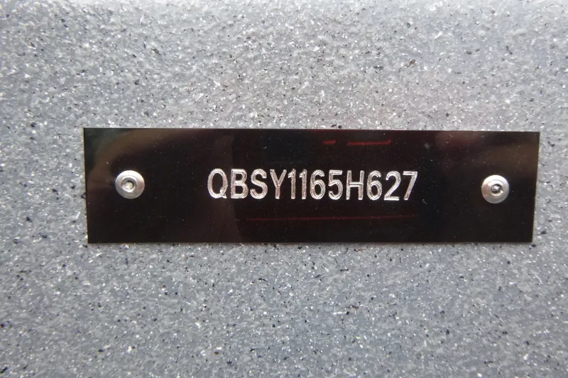 Slide: The Image of Hull identification number on KingFisher 2825 Coastal Express, 2027 model. - 26