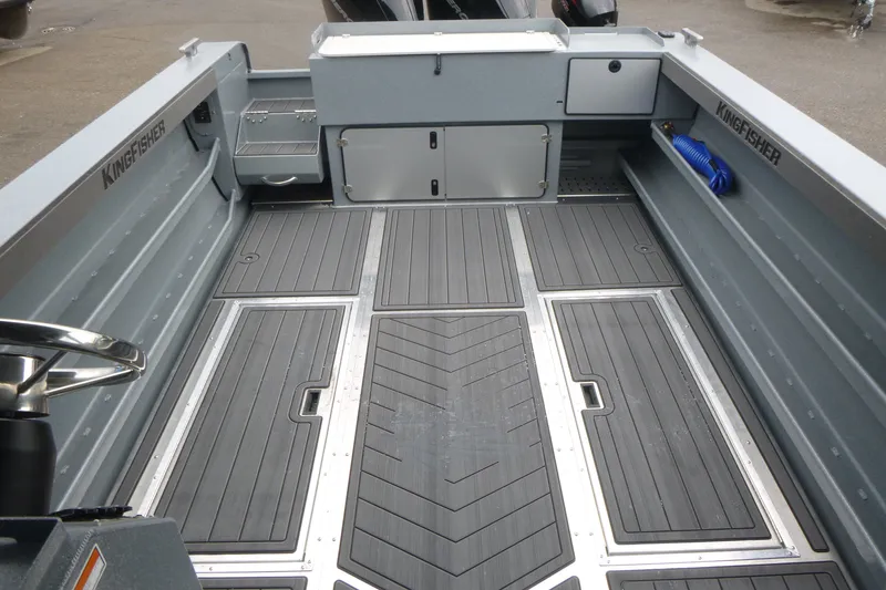 Slide: The Image of Interior of 2027 KingFisher 2825 Coastal Express boat with sleek, modern design. - 6