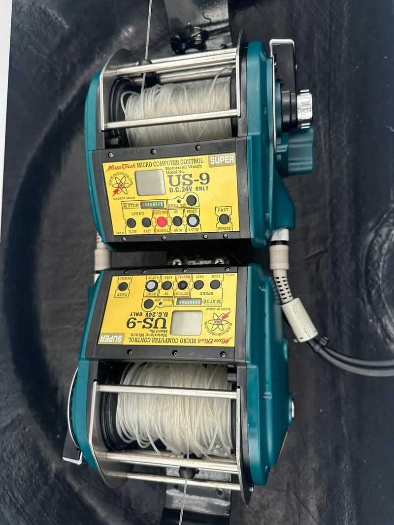 Slide: The Image of Electric fishing reels on a Viking 44 Convertible, 2019 model. - 22