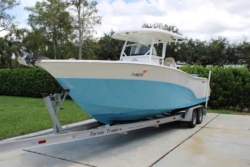 Slide: The Image of 2016 Sea Fox 288 Commander boat on trailer - 1