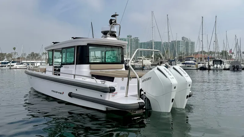 Slide: The Image of Axopar 28 Cabin 2023 - 28