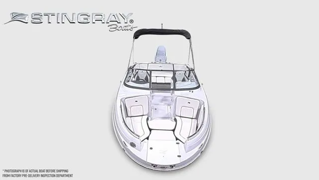 Slide: The Image of Stingray 22DC 2027: Sleek design with spacious deck and comfortable seating. - 15