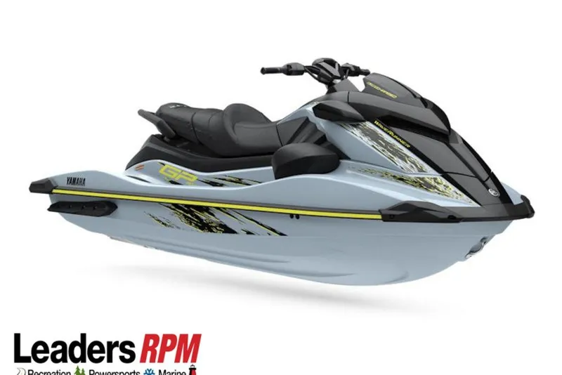 The Image of 2027 Yamaha WaveRunner GP SVHO jet ski with sleek design and dynamic graphics. - 0