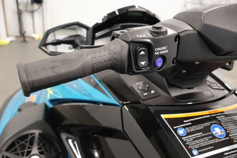 Slide: The Image of 2027 Yamaha WaveRunner VX Limited handlebar controls with cruise and no wake features. - 5