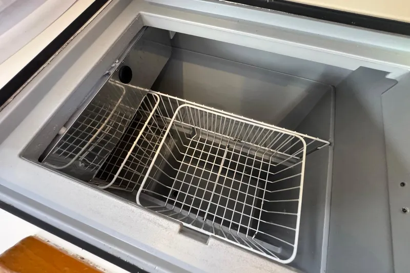 Slide: The Image of Interior storage compartment of 2018 Jeanneau Sun Odyssey 389 sailboat. - 44