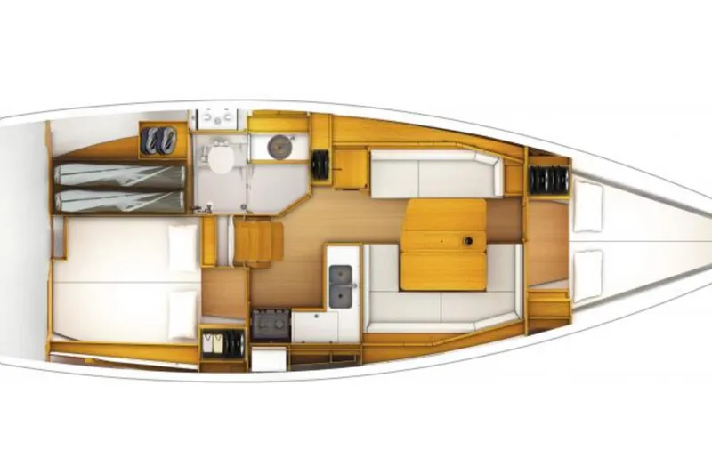 Slide: The Image of Diseño del Jeanneau Sun Odyssey 389, año 2018. - 31