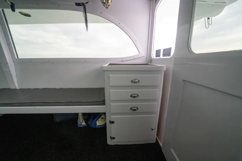 Slide: The Image of Intérieur d'un bateau Custom Carolina 57 Buddy Cannady de 1990. - 24