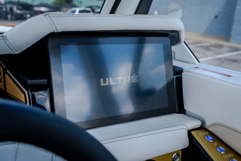Slide: The Image of Touchscreen display in 2027 Tigé Ultré 23ZX boat cockpit. - 38