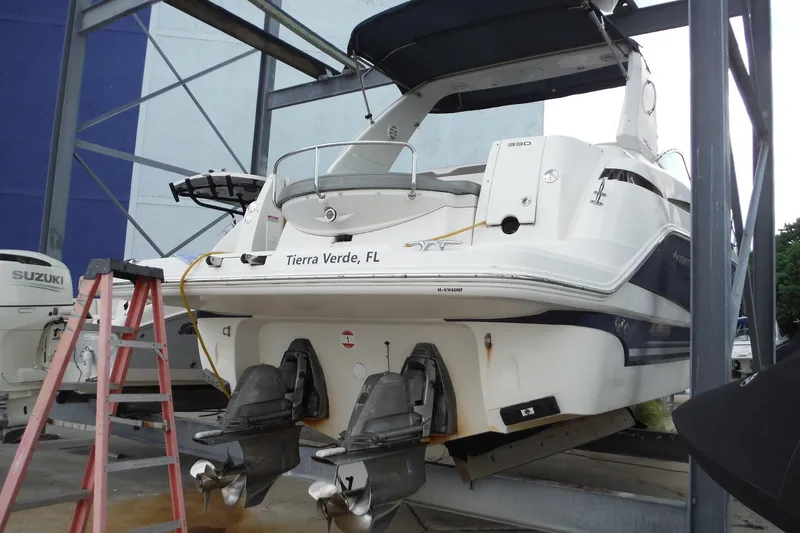 Slide: The Image of 2007 Monterey 330 Sport Yacht on dry dock, Tierra Verde, FL. - 2