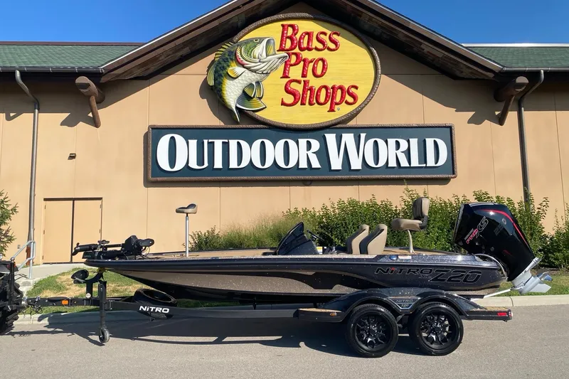 The Image of 2027 Nitro Z20 XL Pro boat outside Bass Pro Shops Outdoor World. - 0