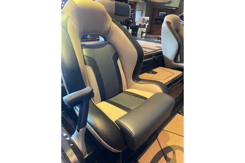 Slide: The Image of Luxurious seating in 2027 Nitro Z20 XL boat, featuring ergonomic design and premium materials. - 14