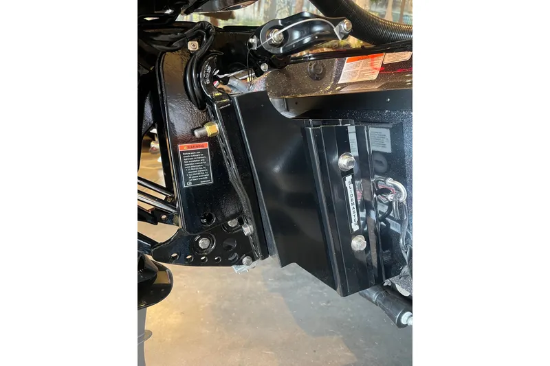 Slide: The Image of Close-up of Nitro Z20 XL 2027 boat component with SlideMaster bracket. - 11
