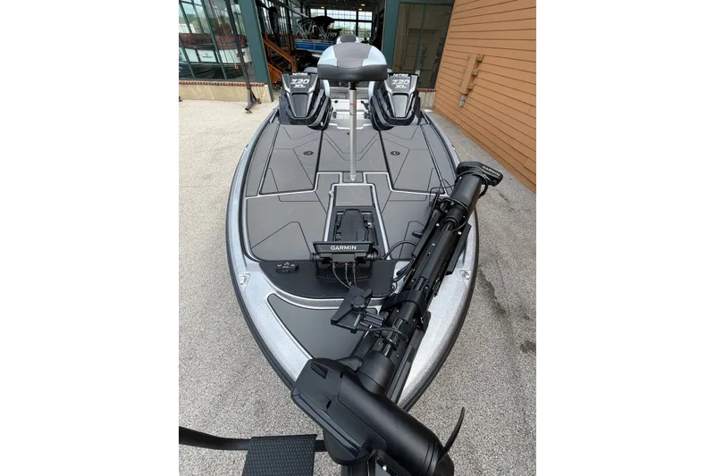 Slide: The Image of 2027 Nitro Z20 XL Pro fishing boat with advanced Garmin equipment. - 3