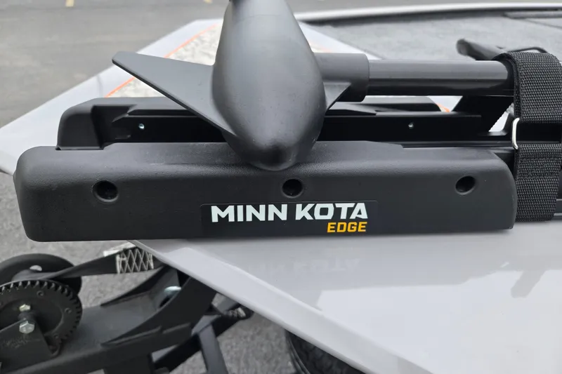 Slide: The Image of Minn Kota Edge trolling motor on 2027 Tracker Bass Tracker Classic Limited boat. - 14